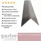 Preview: Edelstahl v4a Winkel geschliffen Kantenschutz